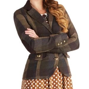 Modcloth Prestigious Professor Blazer